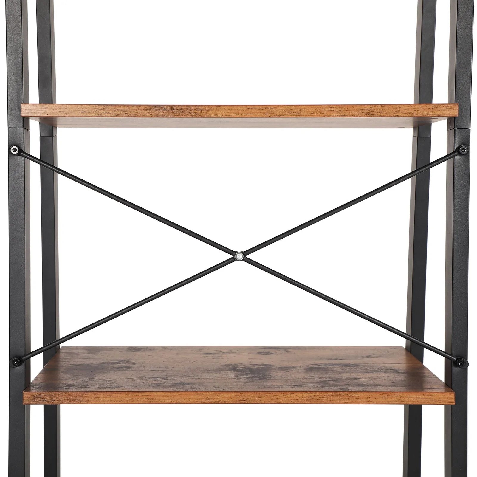 VASAGLE 4 Tier Ladder Shelf Rustic Brown