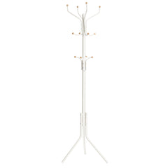 SONGMICS Metal Coat Rack Creamy White