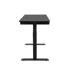 Electric Standing Desk Sit to Stand Up Motorised Single motor Desks Black