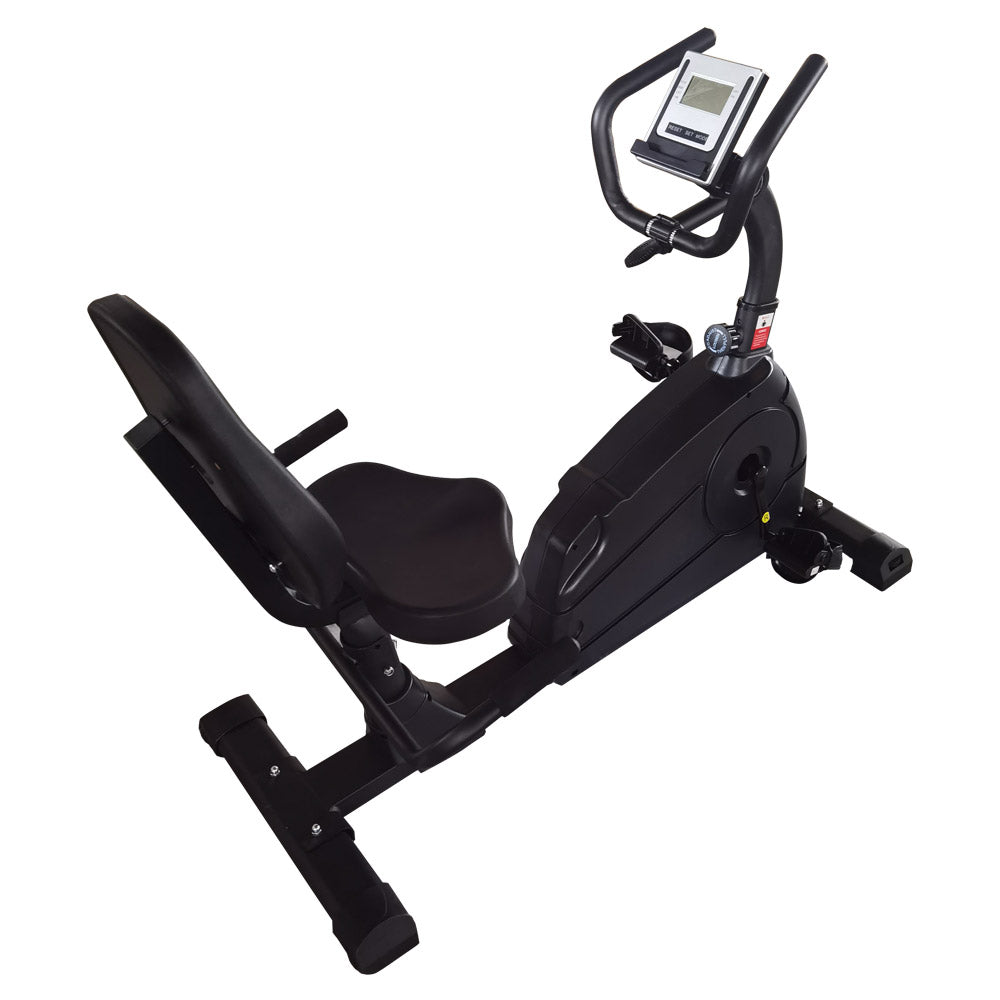 JMQ FITNESS QM1003 Adjustable Seat Spin Bike for Indoor Cylcing,  Belt Drive Hidden Flywheel - Black
