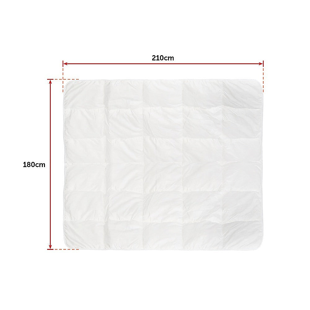 100% White Goose Feather Duvet / Doona /Quilt-DOUBLE