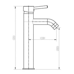 Basin Mixer Tap Faucet -Kitchen Laundry Bathroom Sink