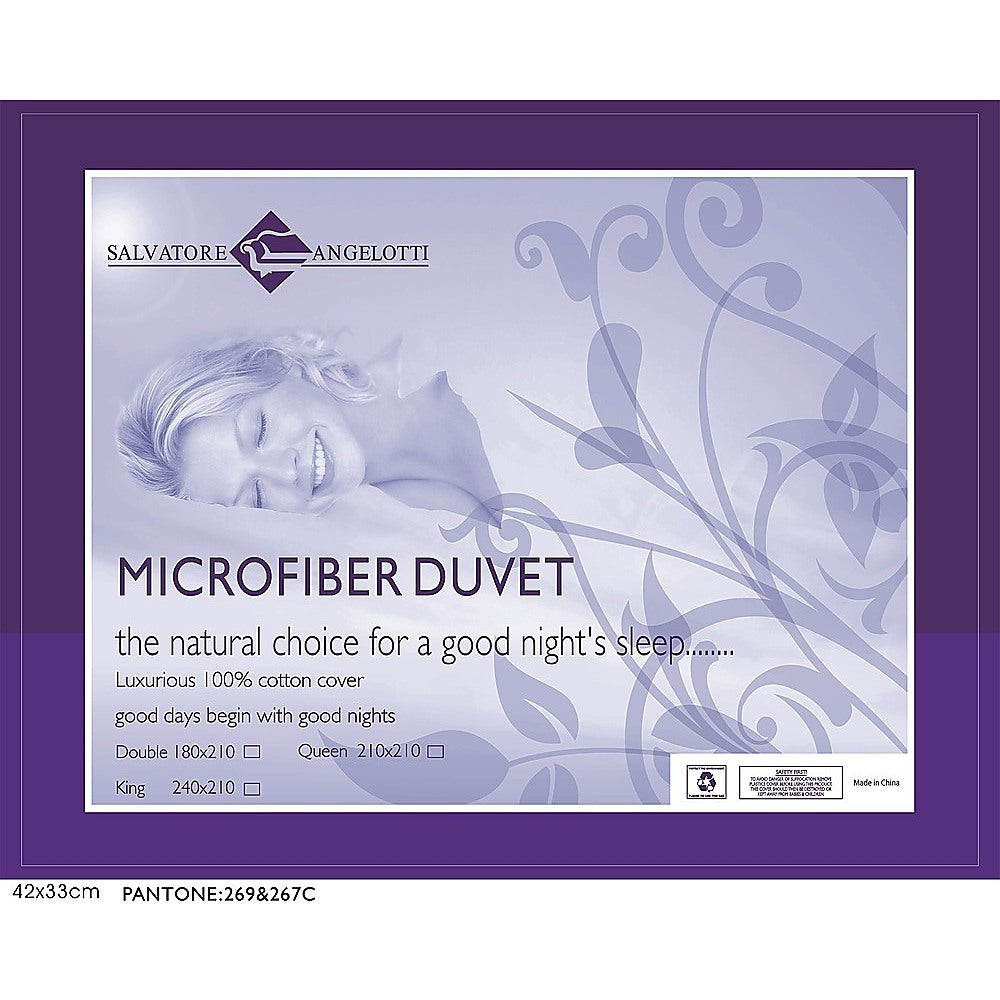 Microfiber Duvet / Doona / Quilt -Queen