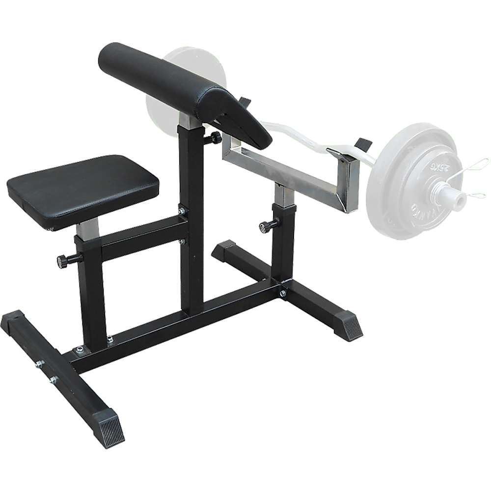 Preacher Curl Bench Weights Commercial Bicep Arms