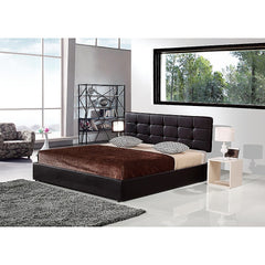 PU Leather King Bed Ensemble Frame