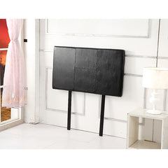 PU Leather Single Bed Headboard Bedhead - Black