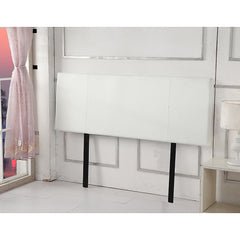 PU Leather Double Bed Headboard Bedhead - White