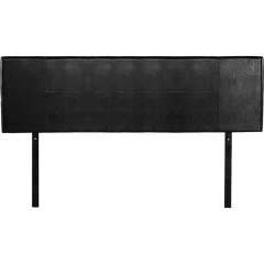 PU Leather King Bed Headboard Bedhead - Black