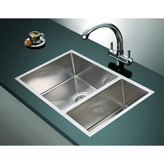 715x440mm Handmade Stainless Steel Undermount / Topmount Kitchen Sink with Waste