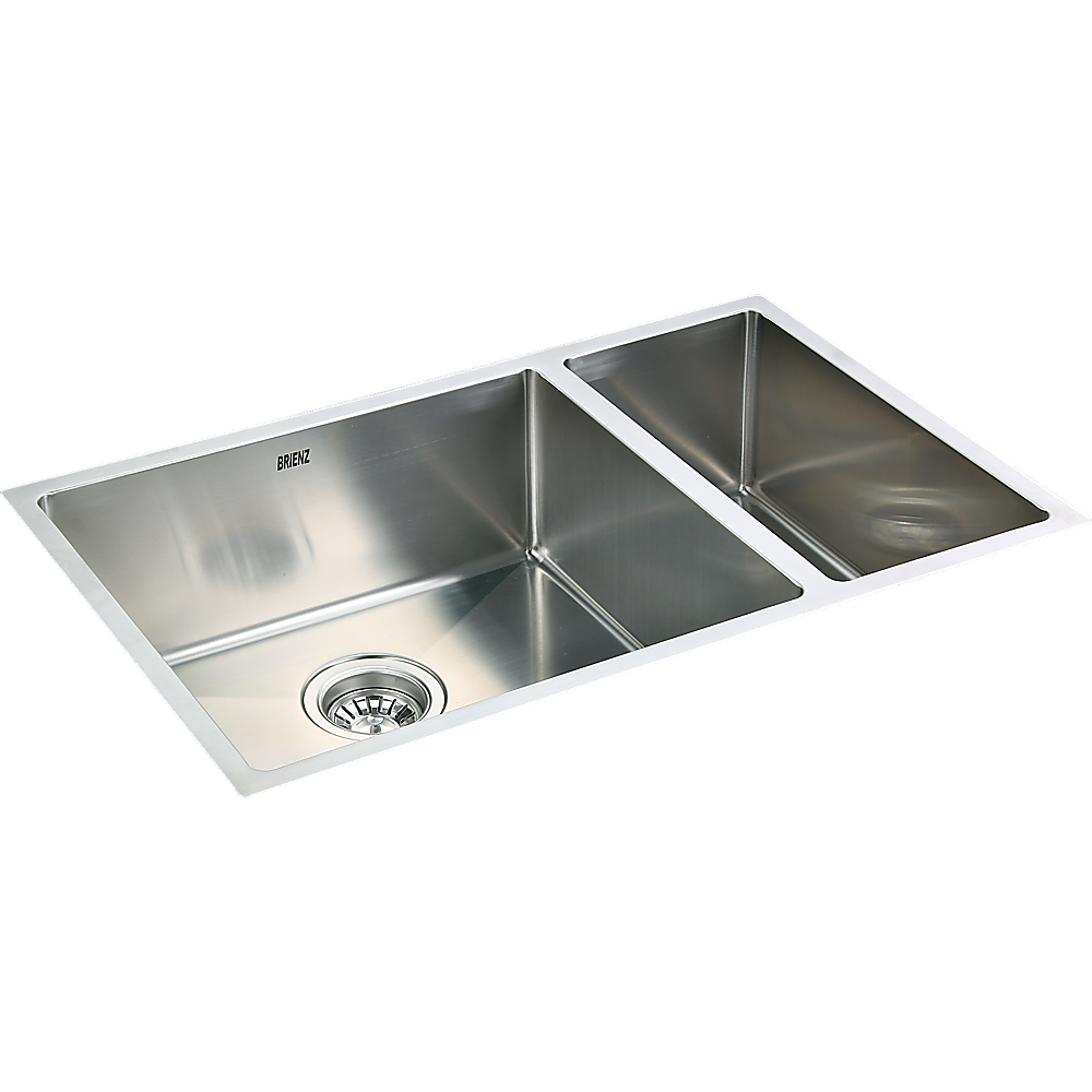 715x440mm Handmade Stainless Steel Undermount / Topmount Kitchen Sink with Waste