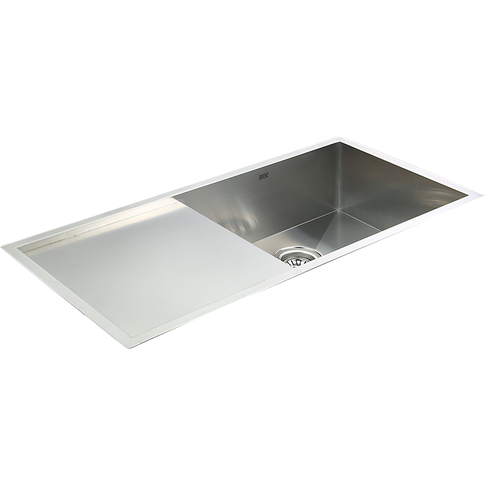 960x450mm Handmade Stainless Steel Undermount / Topmount Kitchen Sink with Waste