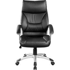 PU Leather Office Chair Executive Padded Black