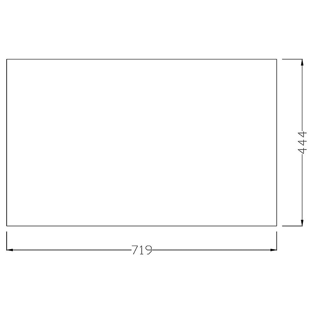 745x470mm Handmade Stainless Steel Topmount Kitchen Sink with Waste