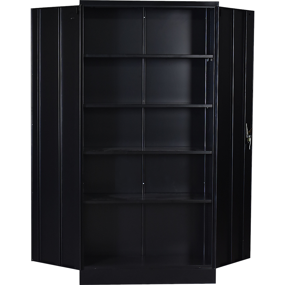 Two-Door Shelf Office Gym Filing Storage Locker Cabinet Safe