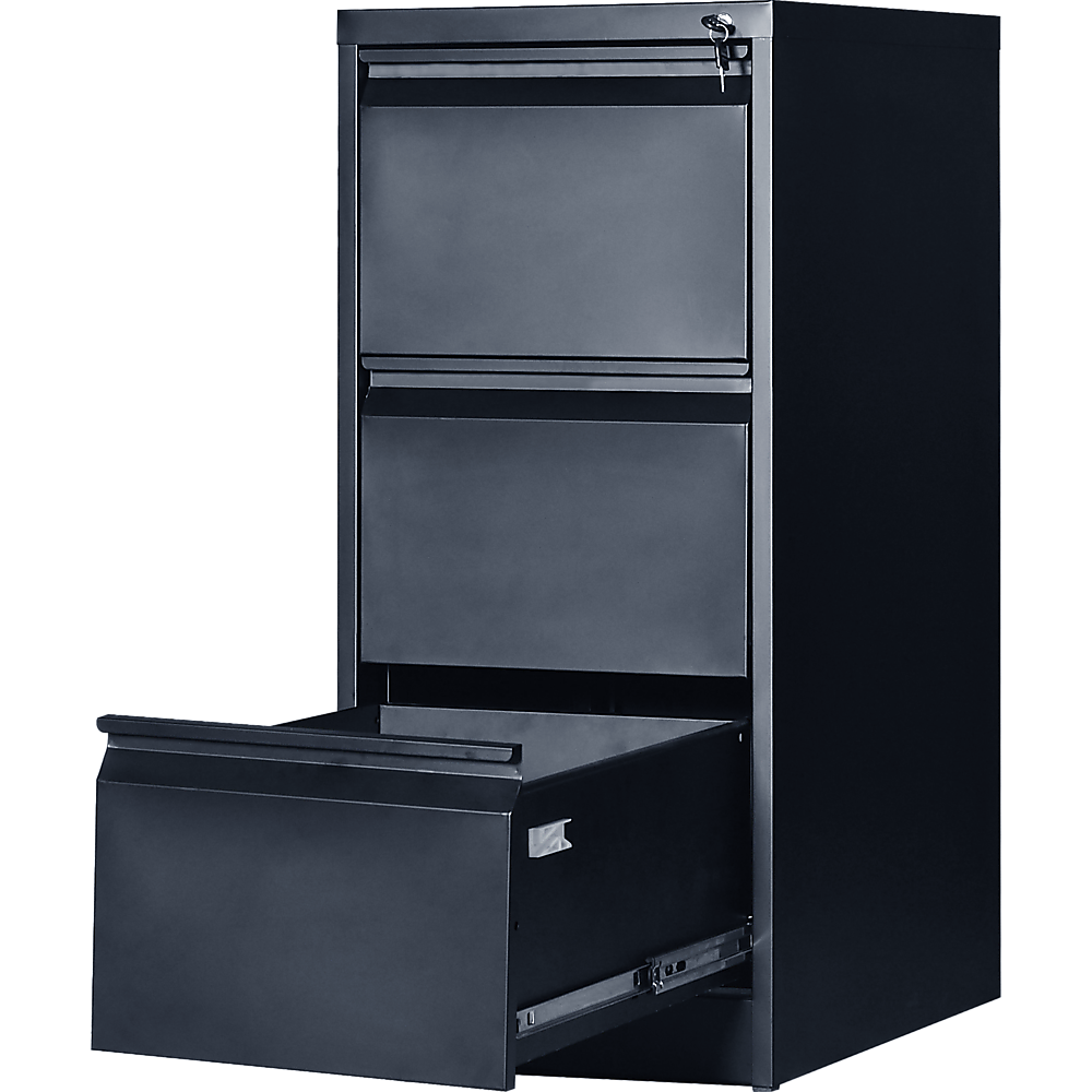 3-Drawer Shelf Office Gym Filing Storage Locker Cabinet