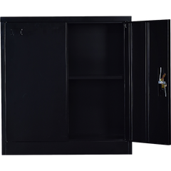 Two-Door Shelf Office Gym Filing Storage Locker Cabinet Safe