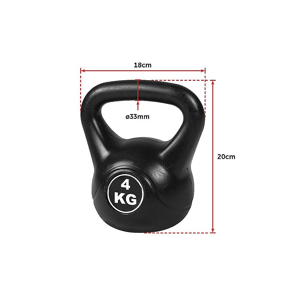 4pcs Exercise Kettle Bell Weight Set 20KG