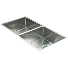 865x440mm Handmade Stainless Steel Undermount / Topmount Kitchen Sink with Waste