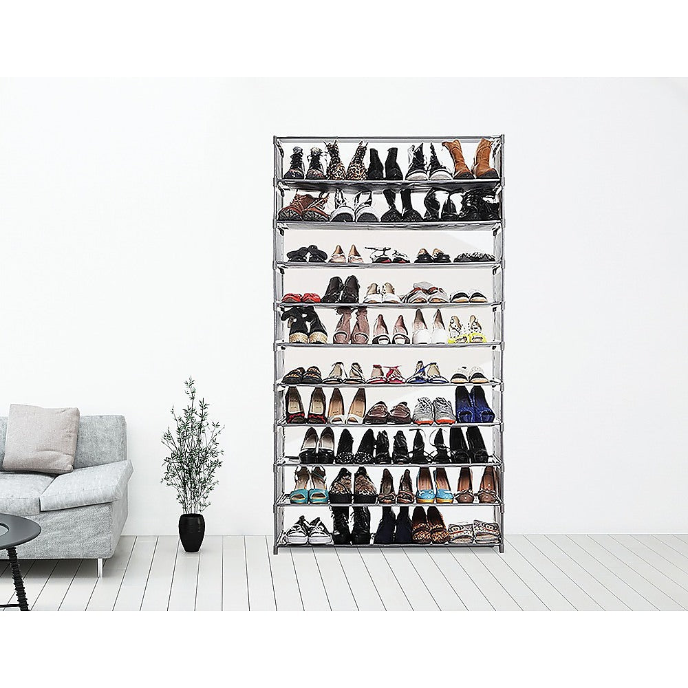 50 Pairs 10 Tiers Shoe Rack