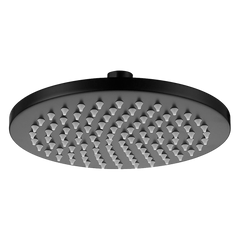 200mm Shower Head Round 304SS Electroplated Matte Black Finish