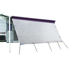 3.7m Caravan Privacy Screen Side Sunscreen Sun Shade for 13' Roll Out Awning