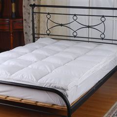 100% White Duck Feather Mattress Topper King Single