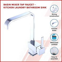 Basin Mixer Tap Faucet -Kitchen Laundry Bathroom Sink