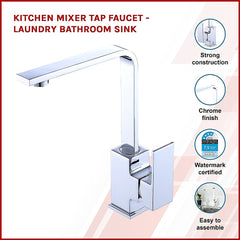 Kitchen Mixer Tap Faucet - Laundry Bathroom Sink