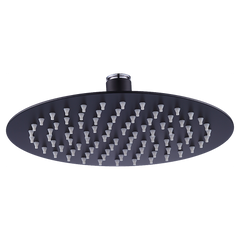 200mm Shower Head Round 304SS Electroplated Matte Black Finish