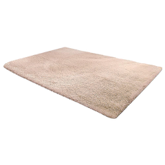 230x160cm Floor Rugs Large Shaggy Rug Area Carpet Bedroom Living Room Mat - Beige