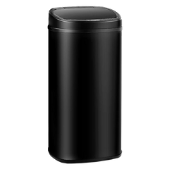 68L Motion Sensor Bin Automatic Stainless Steel Kitchen Rubbish Trash - Black