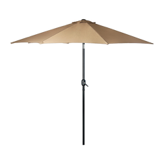 9FT Patio Umbrella Outdoor Garden Table Umbrella with 8 Sturdy Ribs