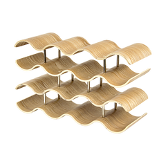 Wooden Wave Wine Rack/Creative Home Grape Wine Holder Shelf Cabinet/Bottle Rack