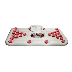 Big PVC Inflatable Beer Pong Raft Floating Pool Party Pong Game Table Lounge Toy