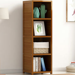 Bamboo Shelf Bookcase Display Storage Rack Stand Livingroom Bedroom