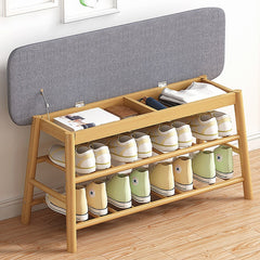 Shoe Stool Storage Rack Cabinet Multifunctional Space Saving