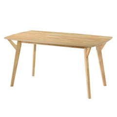 1.5m 6 seaters OVAL dining table : colour -Natural