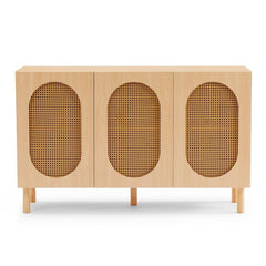 Kailua 3 Door Rattan Sideboard in Maple