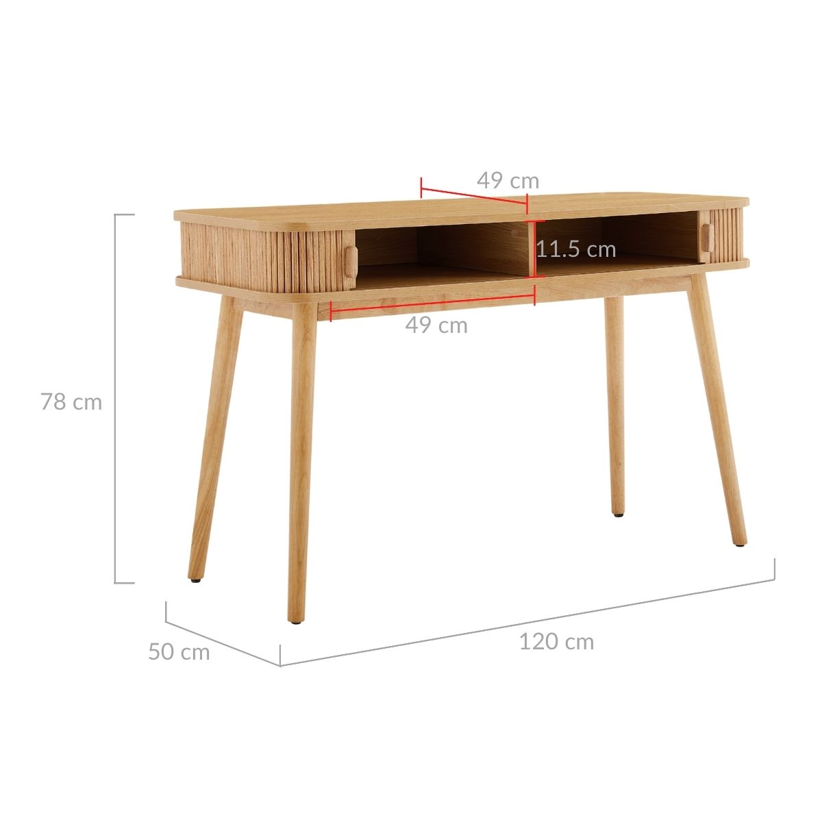 Kate Column Desk in Natural