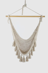 Deluxe Hammock Swing Chair in Plain Cream