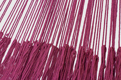 Mayan Legacy King Size Outdoor Cotton Mexican Hammock in Mexican Pink Colour