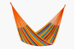 Mayan Legacy Queen Size Cotton Mexican Hammock in Alegra Colour